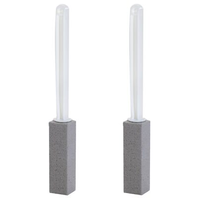 Pumice Stone Cleaning Stick Stain Remover for Toilet Bowls Bathtubs Pools, 2Pack
