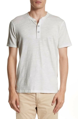 Grey Ash Classic Henley Short Sleeve 