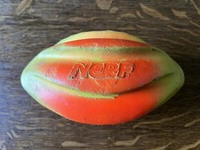 1992 Nerf Neon Orange Vintage Foam Football - Rare - Good Condition See Photos