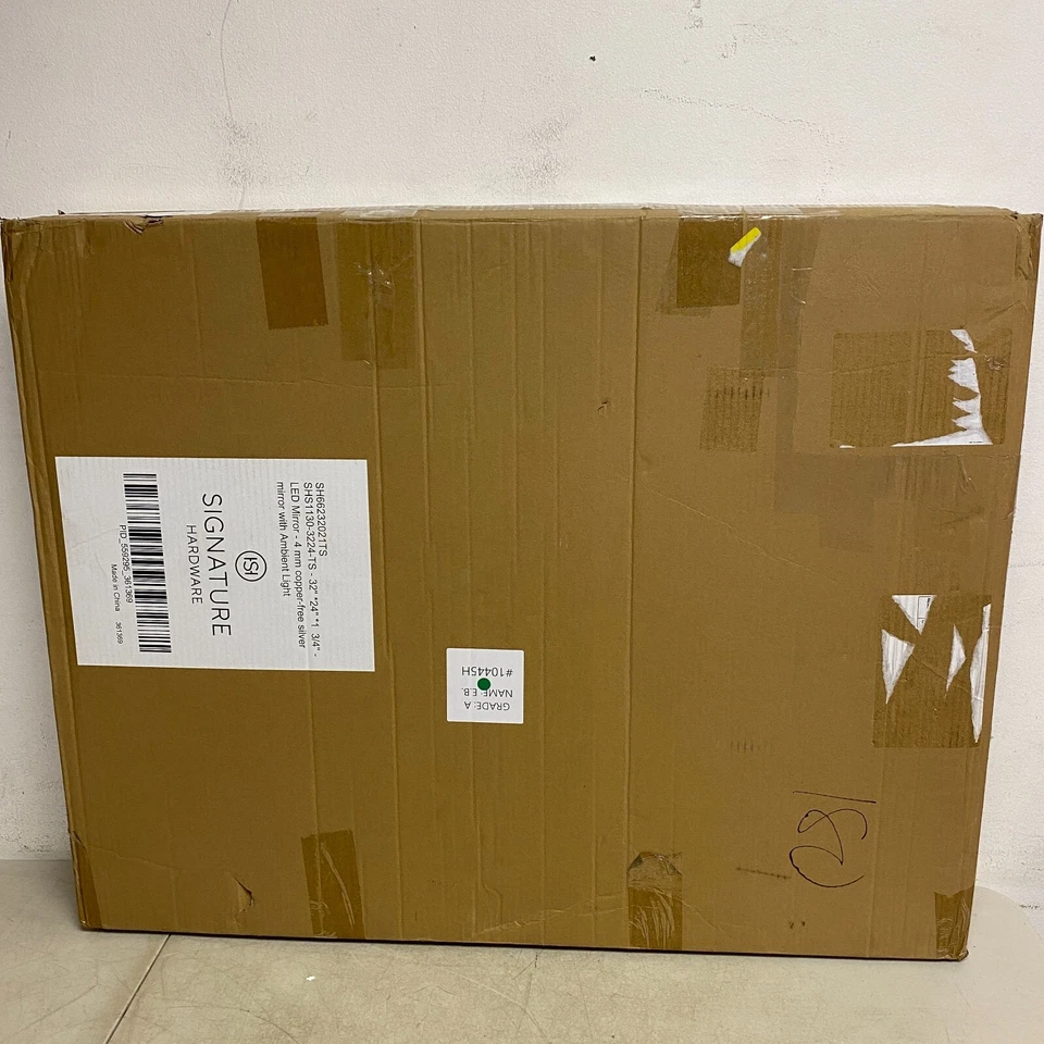 Signature Hardware LED MIRROR 32x24 COPPER FREE SILVER MIRROR WITH AMBIENT LIGHT - Image 2 of 4