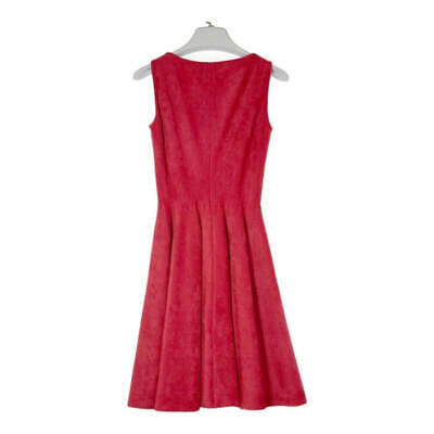 ANAYI ANTONINO VALENTI ワンピース 半袖 ピンク 40 ANAYI x ANTONINO VALENTI A LINE STRETCH DRESS RED SIZE 38