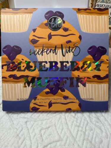 BH Cosmetics Weekend Vibes Blueberry Muffin 16 Color Eyeshadow Palette, New! - Picture 2 of 6