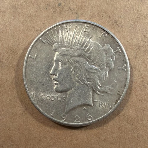 1926 S  Peace Silver Dollar - Circulated EF