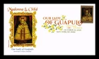 DR JIM STAMPS US COVER CHRISTMAS MADONNA AND CHILD OUR LADY OF GUAPULO FDC