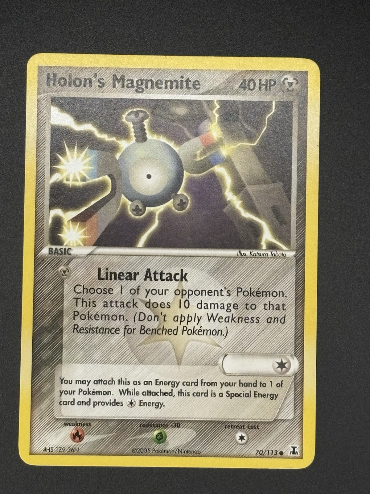 Pokemon TCG EX Delta Species Holon's Magnemite Common Card 70/113