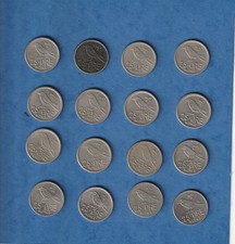 Norway  Olav V 25  Ore Coins (16) 1958-1973 GF (KM 407) (N3-116) COMBINE ORDERS
