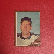 Bobby Tiefenauer 1962 Topps #227 Houston Colt .45s Baseball Card VG