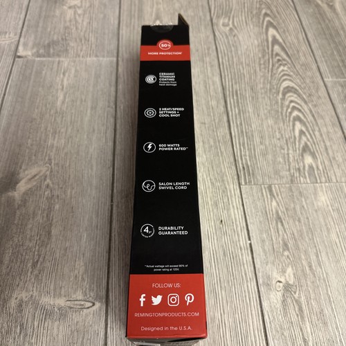 Remington Pro Wet2Style 1 1/4 Clipped Hot Air Curling Iron Open Box - Picture 3 of 4