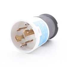 Hubbell HBL2721S Twist-Lock Connector Plug w/ Safety Shroud L15-30P 30A 250V