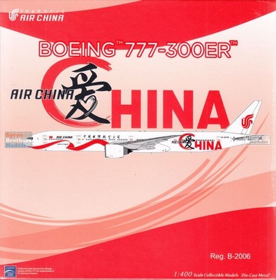 NGM73049 1:400 NG Model ULTIMATE Air China B777-300ER Reg #B-2006 'Love China'