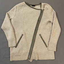 Club  Monaco Women’s 100% Wool Pullover Sweater • Size S • Beige