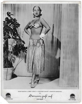 Dorothy Lamour Portrait Seemann pass auf Dean Martin Jerry Lewis orig. AHF #7
