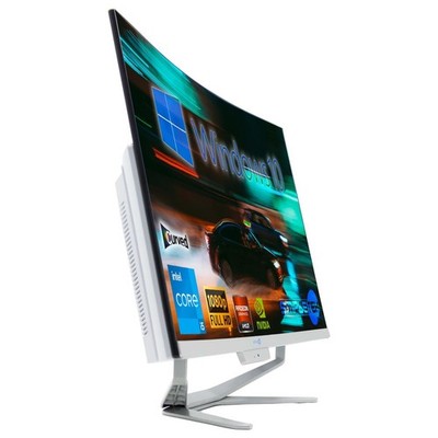All In One 27''fhd Curved I5 8thgen Ram 32gb Ssd 2tb Gpu Gtx1650 Win10 Fixed PC_