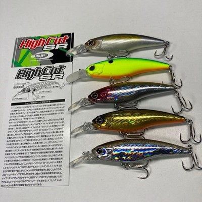 O.S.P High Cut SR-SF Shad Excellent Condition shads Fishing Lure Hard Set of 5