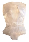 Vintage Barbie White Satin Body Blouse COMMUTER SET #916 * HTF * JAPAN