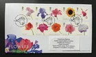 GB 2023 FDC Flowers Set With Tallents Pmk