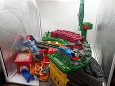 Thomas & Friends BIG LOT C Super Station Train Railway Playset For Parts Cranky