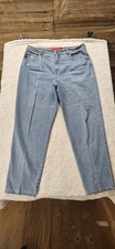 Gloria Vanderbilt Womens Size 16 Straight Jeans Medium Wash Blue Denim Amanda W