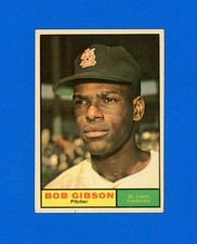 1961 Topps Baseball # 211 Bob Gibson  VG-VGEX *ValueBC.eStore*