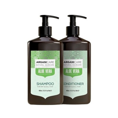 37,44 /l Arganicare Natural  ALOE VERA Shampoo 400ml & Conditioner 400ml