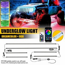 Double Row Led Rgb Dream Lights Strip Neon Underglow Led Chasing Kit Remote Us