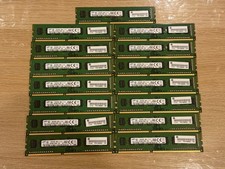Lot of 15 Samsung 4GB 1Rx8 PC3-12800U 1600Mhz DDR3 Memory M378B5173EB0-YK0