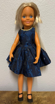 18'' Ideal doll 1971 Crissy's California Cousin ''Brandi'' bends at waist Gro-hair