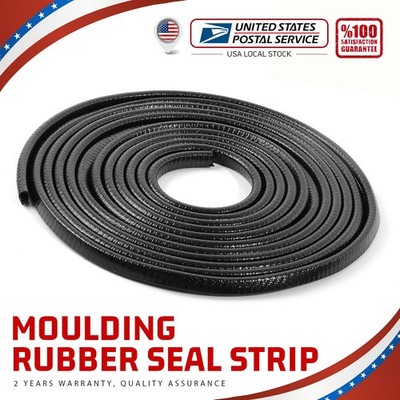 20FT Car Door Edge Guard Moulding Trim Rubber Edge Strip Seal Protector Black US