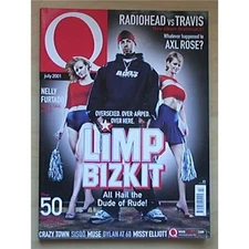 LIMP BIZKIT Q #178 MAGAZINE JULY 2001 FRED DURST COVER WITH MORE INSIDE UK