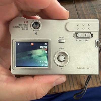 Casio EXILIM S2 2.0MP Digital Camera - Silver for sale online | eBay