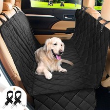 Dog Car Back Seat Cover Waterproof Nonslip Hammock w/ Side Flaps for SUV Truck