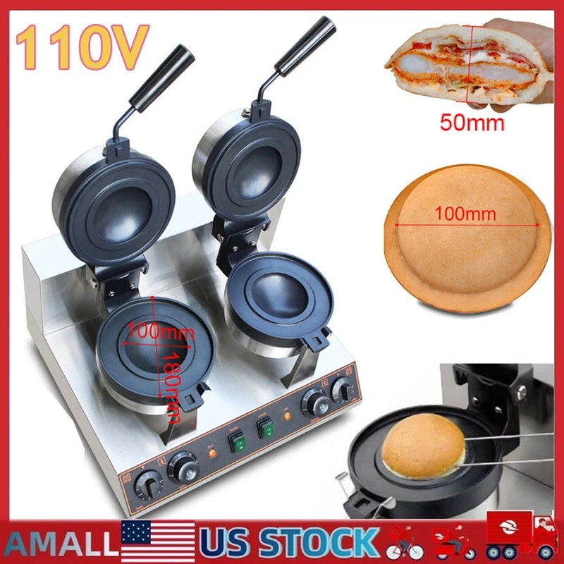 UFO Hamburger Maker Burger Machine Ice Cream Waffle Maker Panini Press Baking
Opens in a new window 