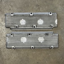 Porsche 911 Lower Exhaust Valve Cover Pair Sand Cast Aluminum 901.105.116.03