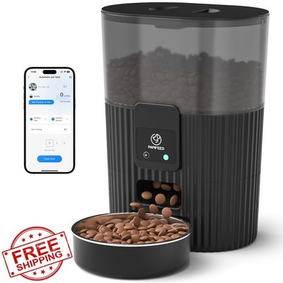 PAPIFEED 3L Smart Cat Feeder, WiFi, 10 Meals/Day