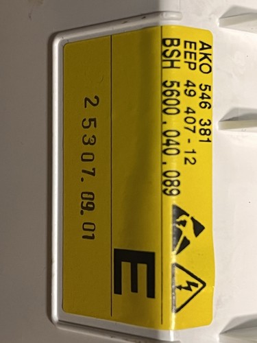 Platine für Geschirrspüler Siemens etc. AKO 546 381