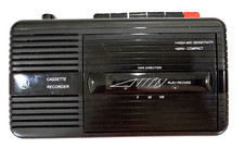 GE 3-5301B Cassette Tape Player Recorder Working Clean with Accessories