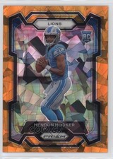 2023 Panini Prizm Rookies Orange Ice Prizm Hendon Hooker #329 0j3l