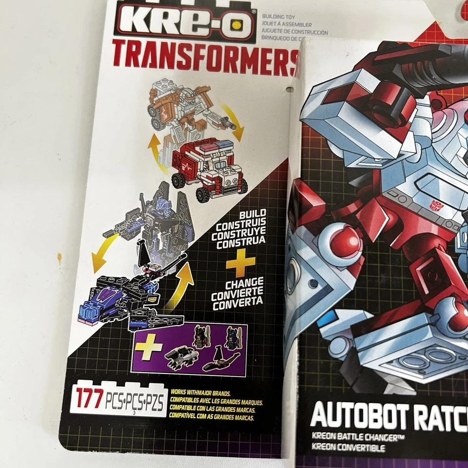 Hasbro KRE-O Transformers Autobot Ratchet vs Soundwave Battle Changer Sealed - Image 2 of 4