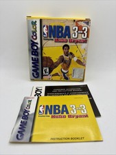 NBA 3 On 3 Kobe Bryant Game Boy Color Game 1999 Edition Box And Manual Only