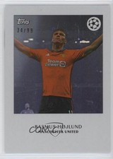 2023 Simplicidad UEFA Club Competitions Polaroid Blue 34/99 Rasmus Hojlund 7iu