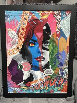 TRISTAN EATON Women of Marvel MYSTIQUE #0027 Rare Hand Torn Signed Print 1/1