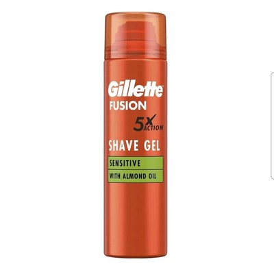 Gillette Fusion5 Ultra Sensitive Rasiergel für Männer - 200 ml