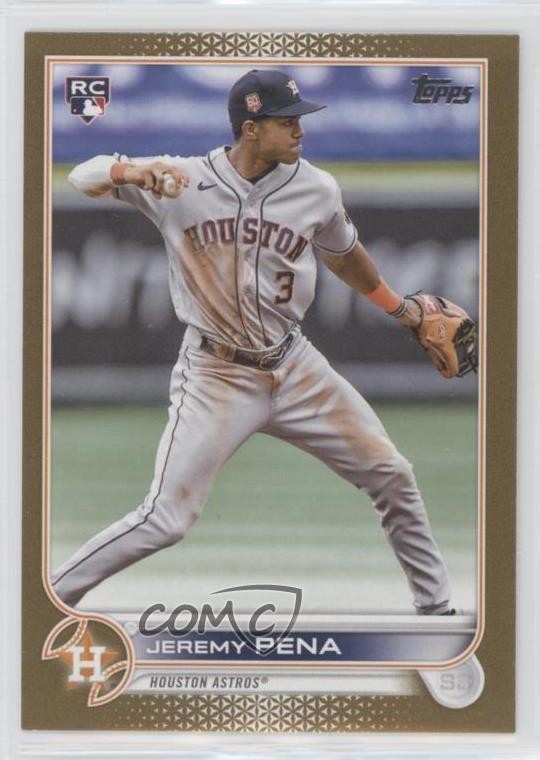 2022 Topps Update Gold 1545/2022 Jeremy Pena #US253 08a4