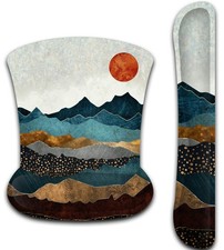 Keyboard Wrist Rest Pad and Mouse Pads with Wrist Rest Support Set Memory Foa...