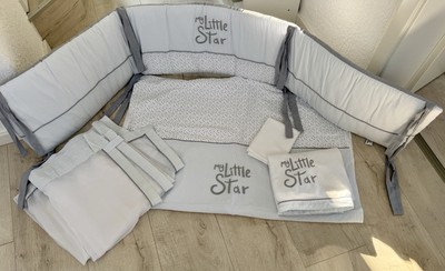 Bebe s Collection Bettset  My Little Star  Blau Inkl. Himmelstange