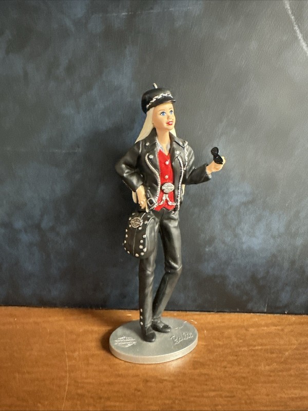 1999 Hallmark Keepsake Barbie Harley Davidson Holiday Ornament