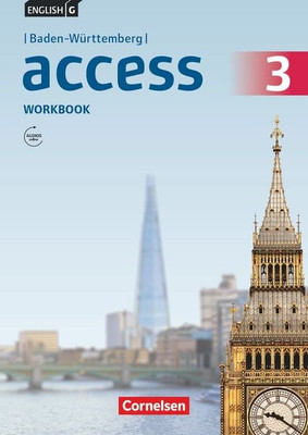 English G Access Band 3: 7. Schuljahr - Baden-Württemberg - Workbook mit Audi...