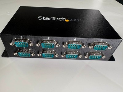 StarTech 8 Port USB to  RS232 Serial Adapter Hub ? Industrial DIN Rail