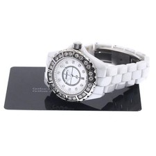 Chanel J12 H2429 33mm SS White Dial Quartz Date Watch #C2764