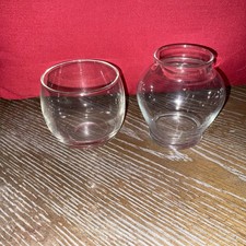 Vintage Lot Of 2 Misc. Glass Jars